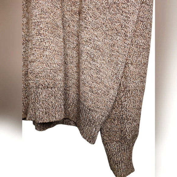 SEAN JOHN Mens Brown Twist Shawl Collar Pullover Sweater, Size L - Picture 2 of 8